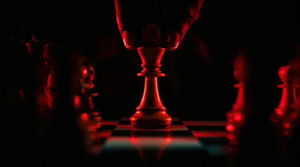 لعبة الشطرنج مثل الناس ضحي بمن تشاء.